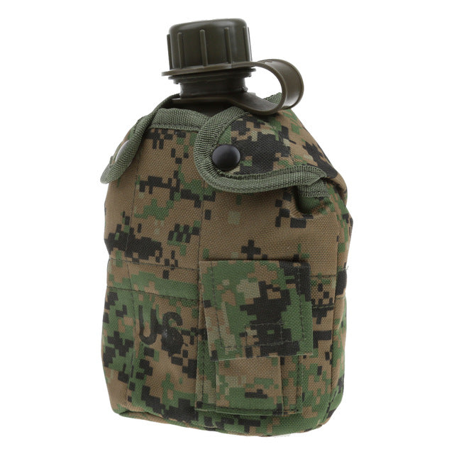 Military Survival Army Water Bottle