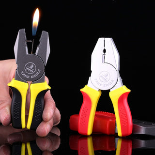 Portable Mini Pliers Shape Butane Lighter