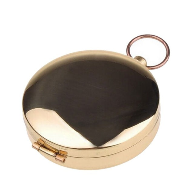 Portable Brass Pocket Navigation Compass