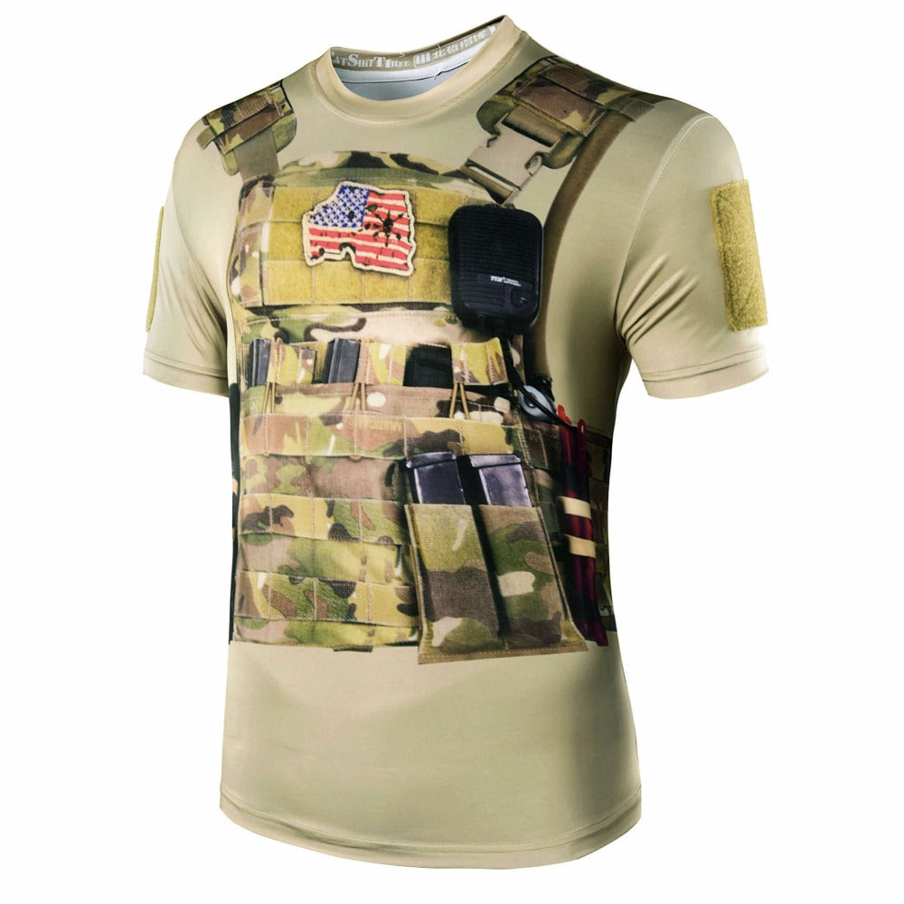Quick Dry Tactical Survival T-shirt