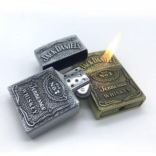 Bronze Metal Wheel Butane Lighter