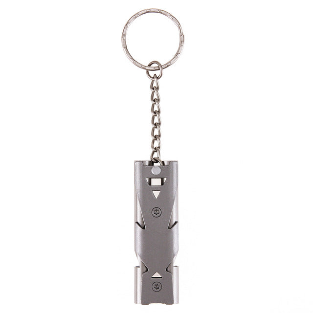 Stainless Steel Outdoor Emergency Survival Whistle